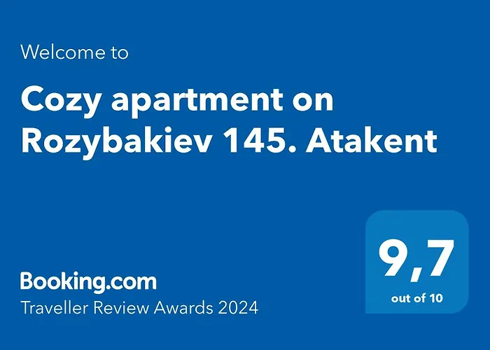 Cozy Apartment On Rozybakiev 145. Atakent